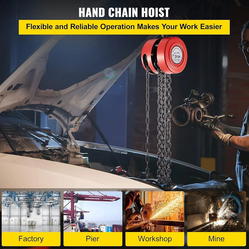 3T Chain Block Tackle Hoist  3M