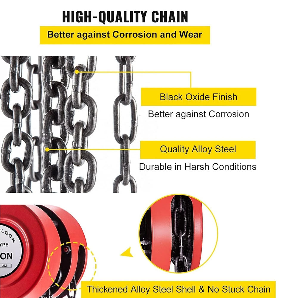 3T Chain Block Tackle Hoist  3M