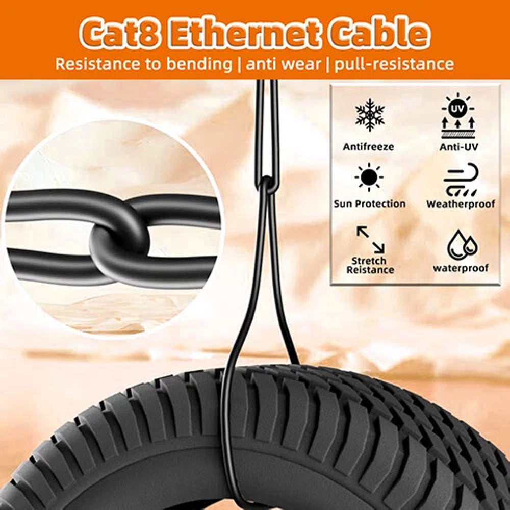 LAN Cable CAT8 Ethernet Cable 30m