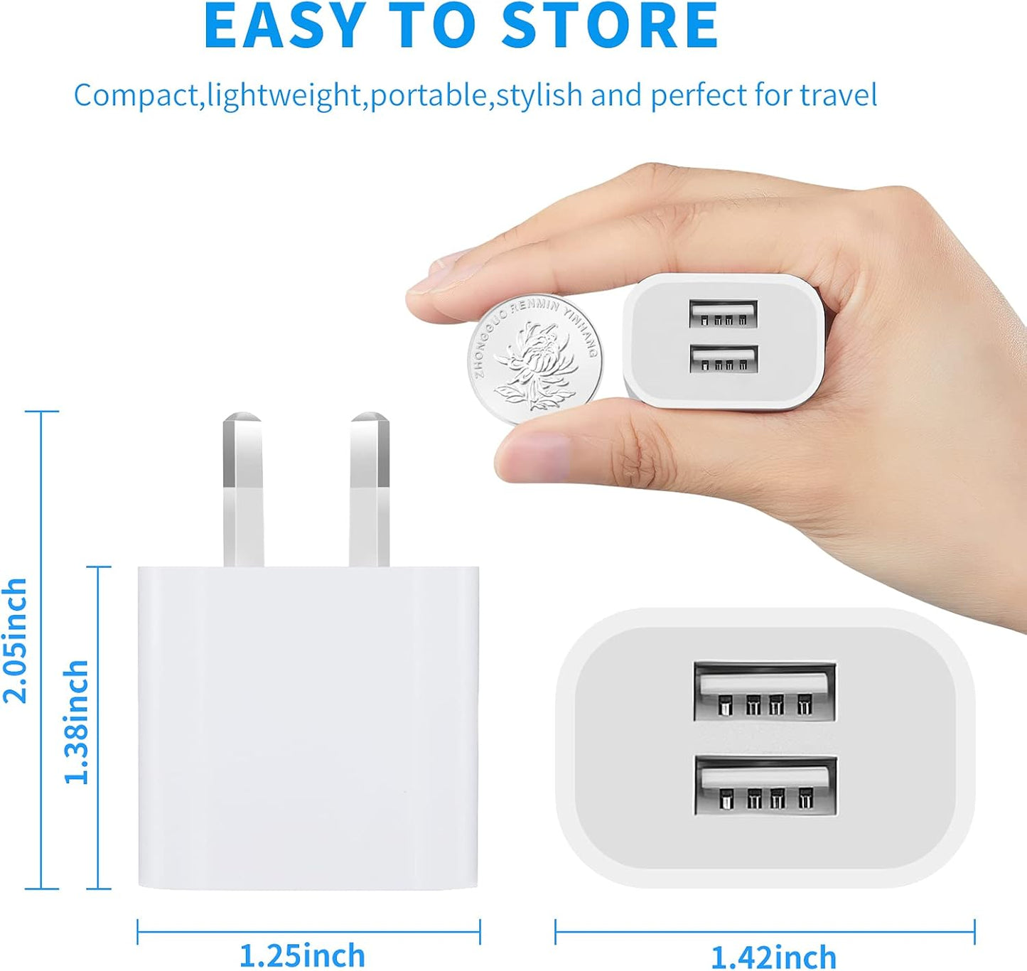 Samsung Charger Dual USB port wall charger