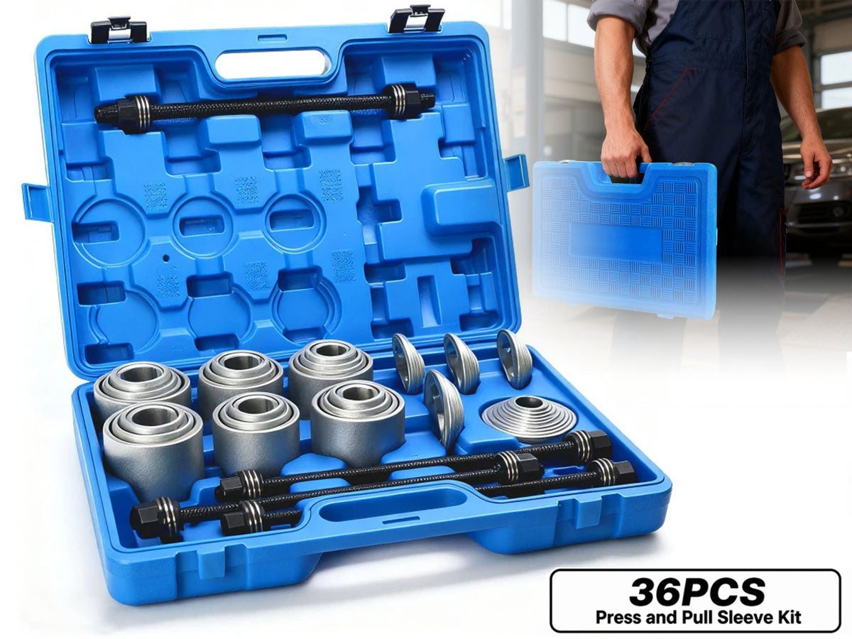 36Pcs Press and Pull Sleeve Bush Removal and Installation Tool Kit