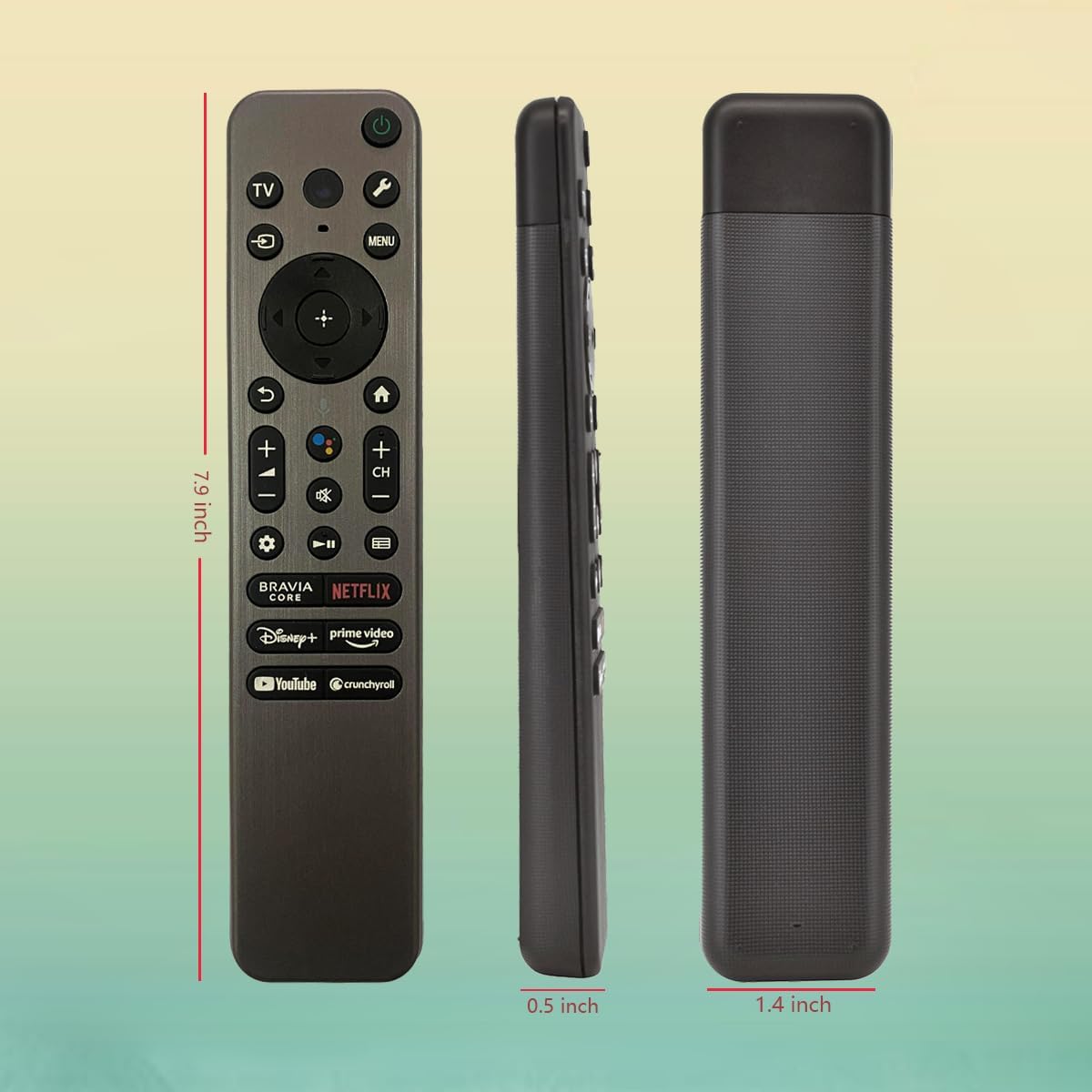 Replacement Voice Remote Control for Sony Bravia Smart TVs – RMF-TX810U / TX820U / TX910U / TX920U Compatible