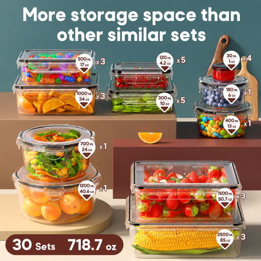 Food Storage Container Kitchen and Pantry Containers