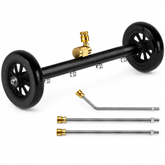 Power Washer Surface Cleaner 4 Nozzle 4000 PSI Undercarriage Tool