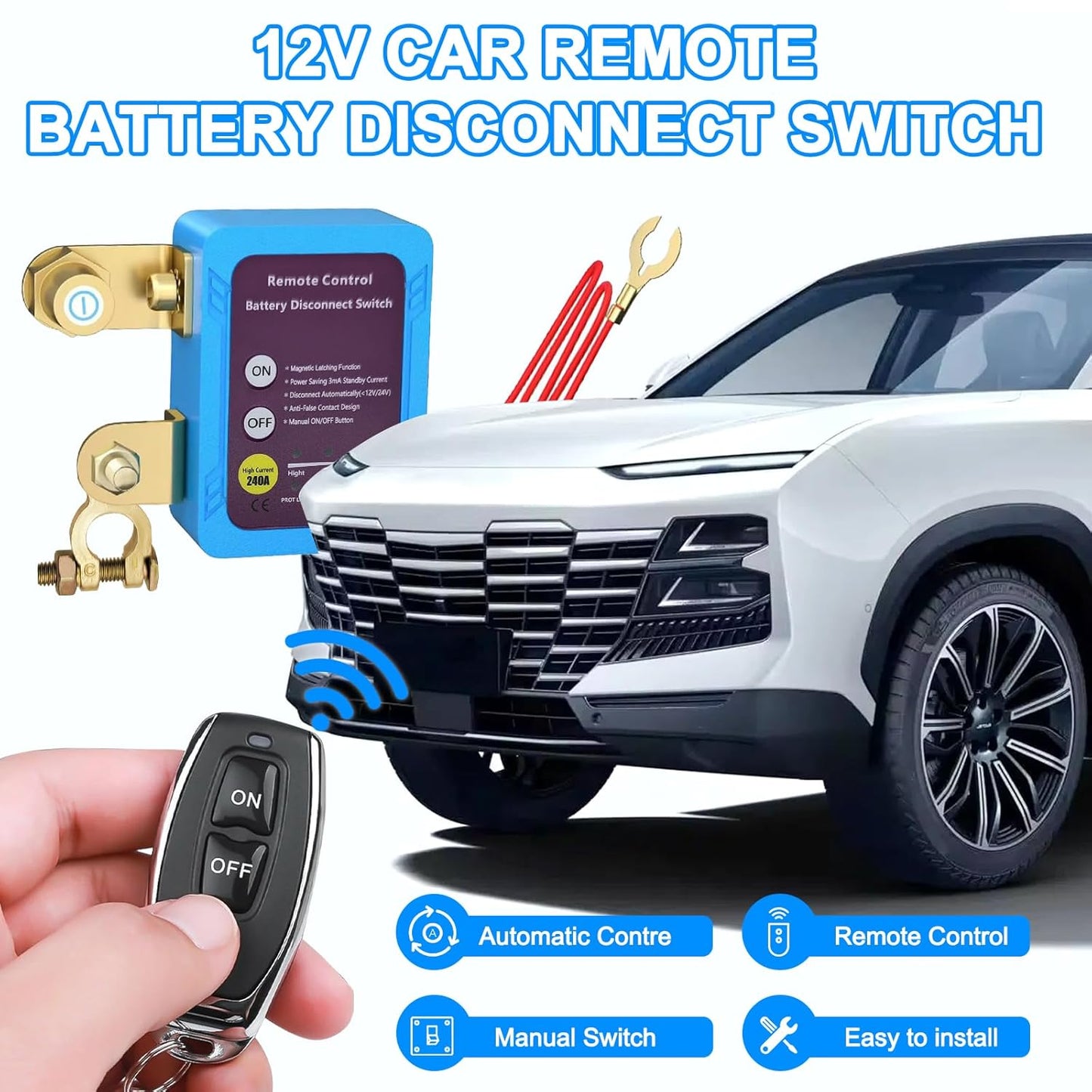 Car Battery Disconnect Switch Isolator