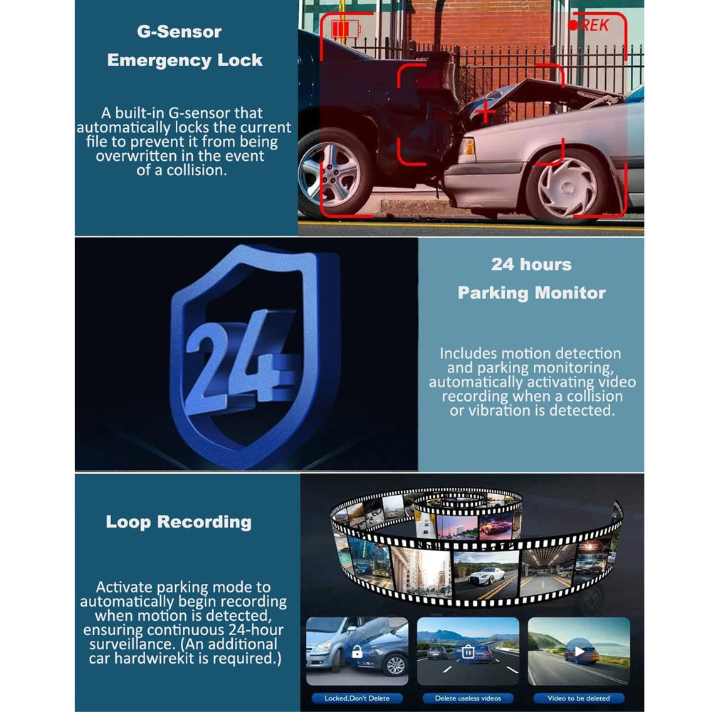 Car Dash Camera Full HD 1080P