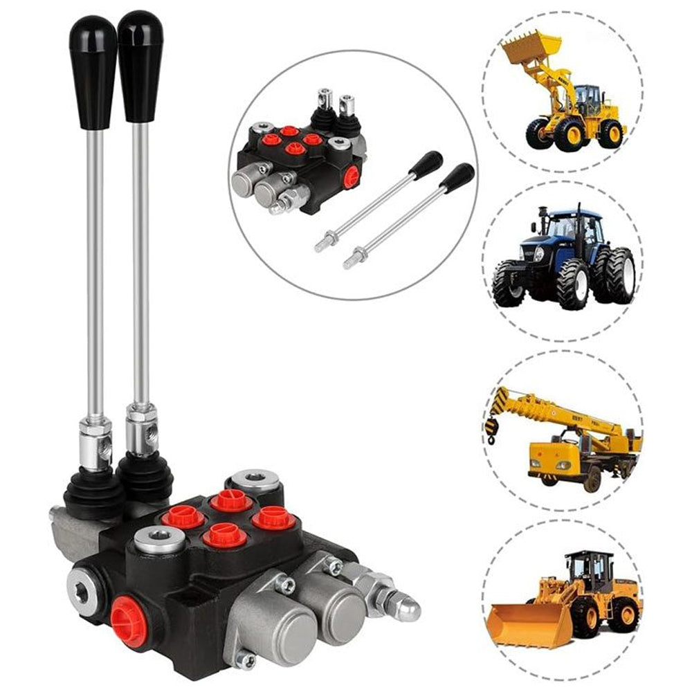 Hydraulic Directional Control Valve 11gpm Adjustable Tractors loaders