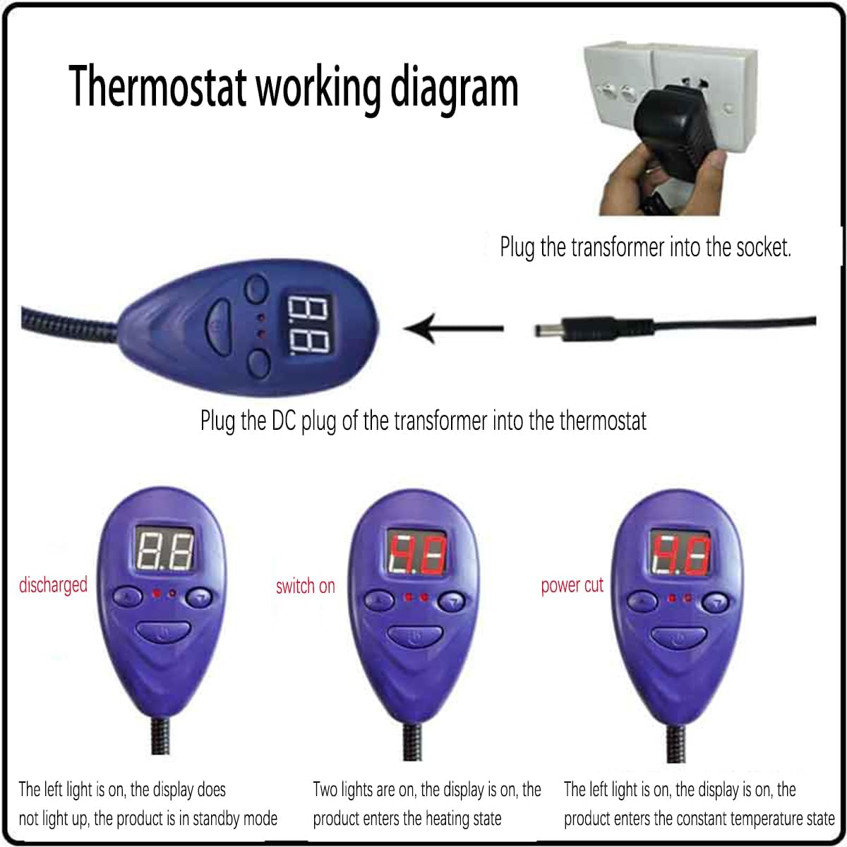 Electric Pet Heat Pad Heating Mat Heated Blanket Dog Cat Bed Thermal Protection Timer with 2 Cloth Covers