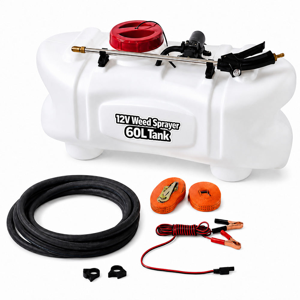 Garden ATV Sprayer Weed Sprayer – 60L 12VDC Heavy Duty Transparent Tank