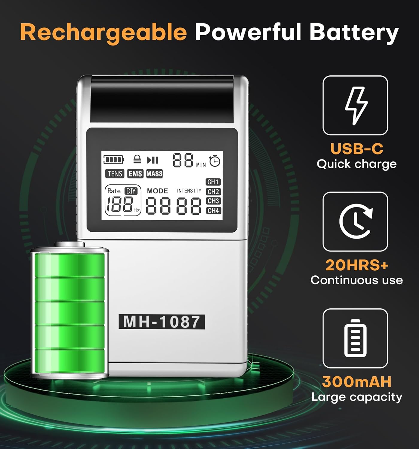 Medical TENS 7000 Rechargeable Digital TENS Machine