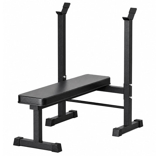 Flat Weight Bench With Rack | Bench Press