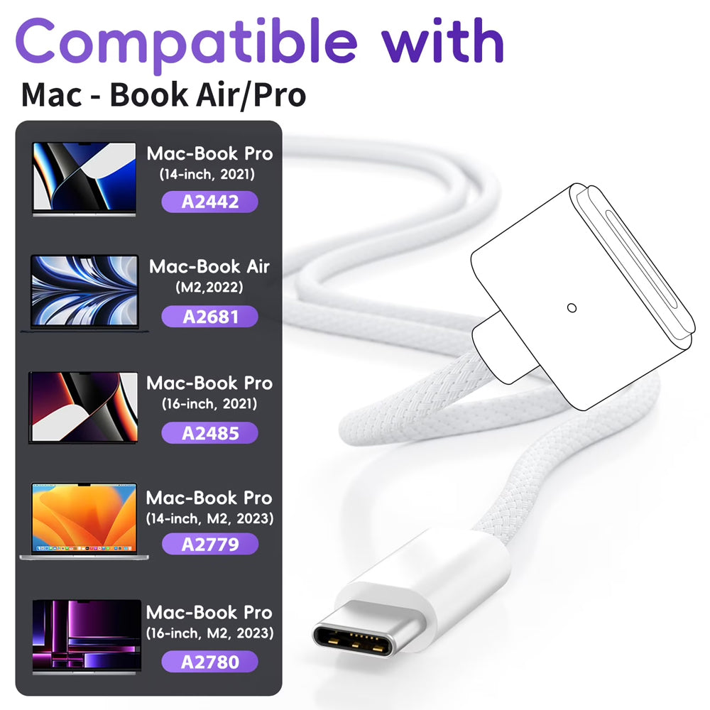 USB C to MagSafe 3 Charging Cable