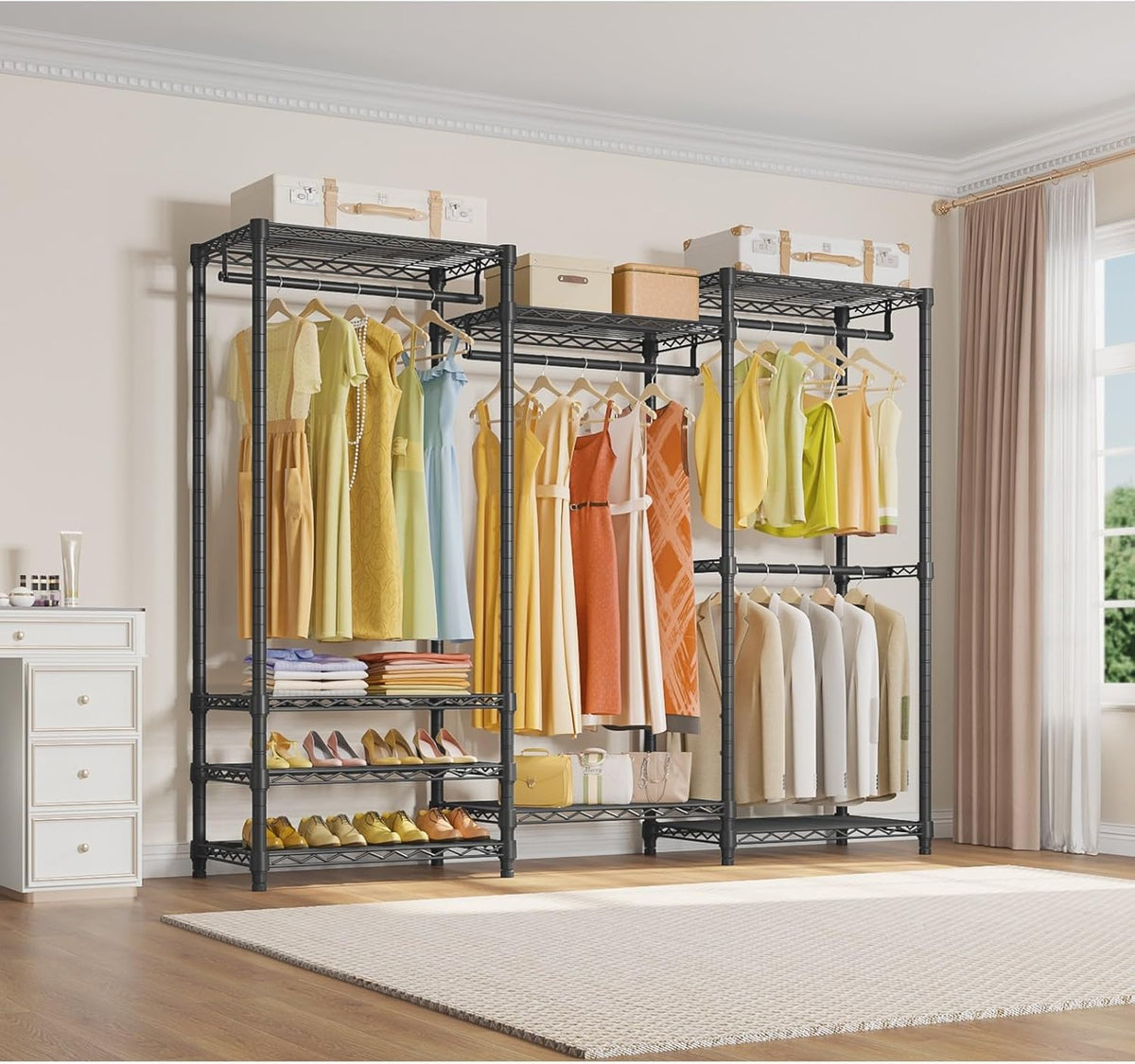 Wardrobe Organizer Clothes Rack