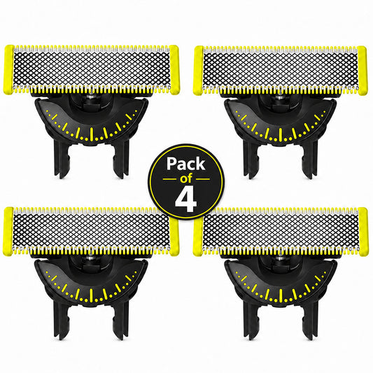 Replacement Philips OneBlade 360 Blades, Compatible Blades for OneBlade Electric Shaver and Trimmer, 4 Pack, QP440/80