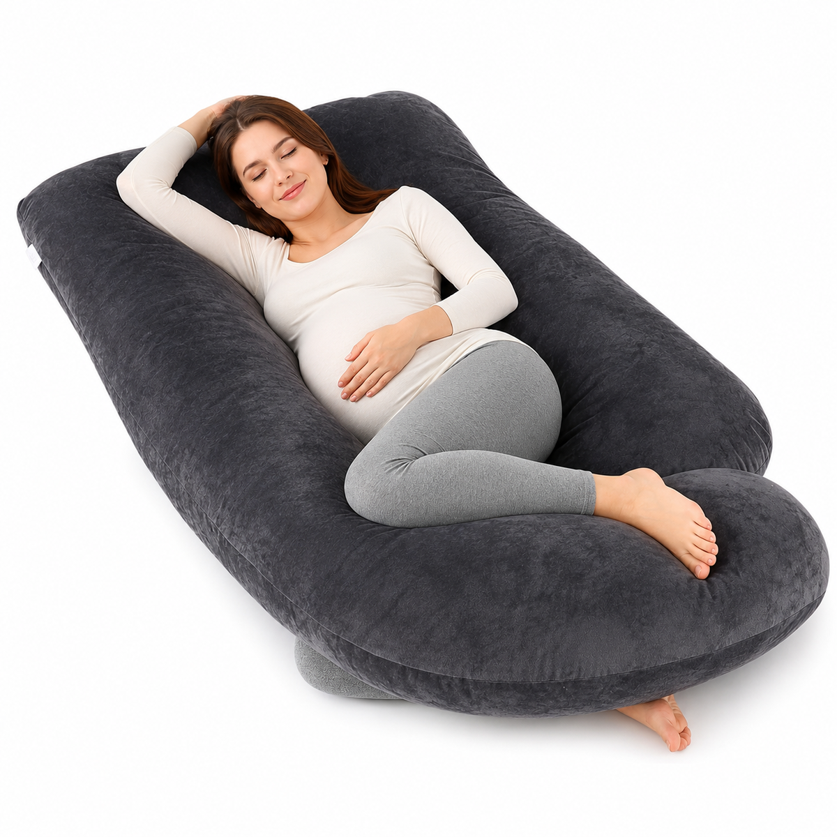 Pregnancy Pillow U-Shaped Full Length Body Support