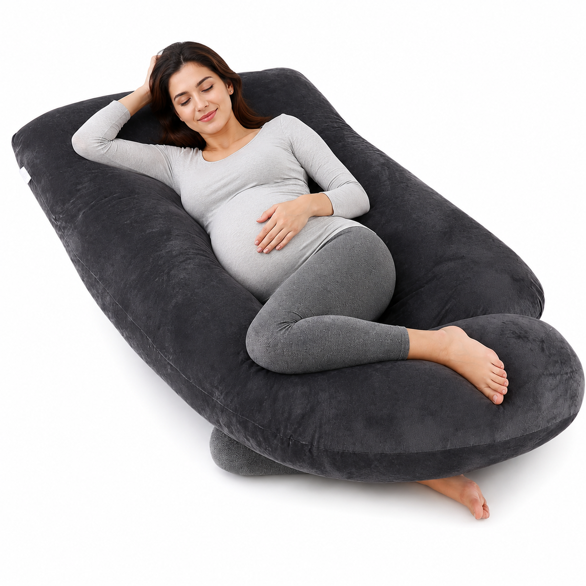 Pregnancy Pillow U-Shaped Full Length Body Support