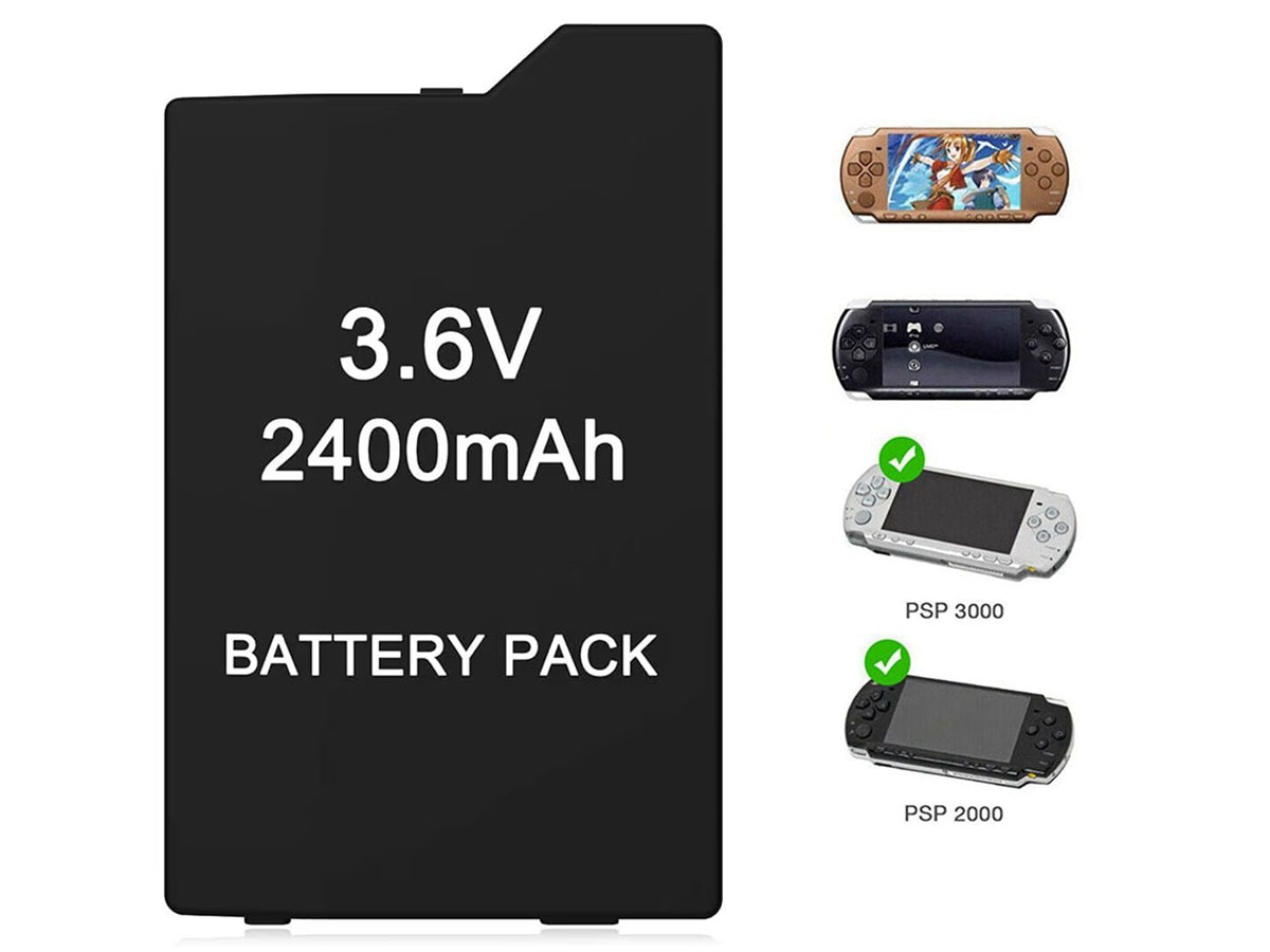 2400 mAh PSP 2000 3000 Battery