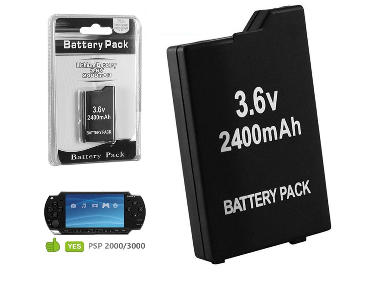 2400 mAh PSP 2000 3000 Battery