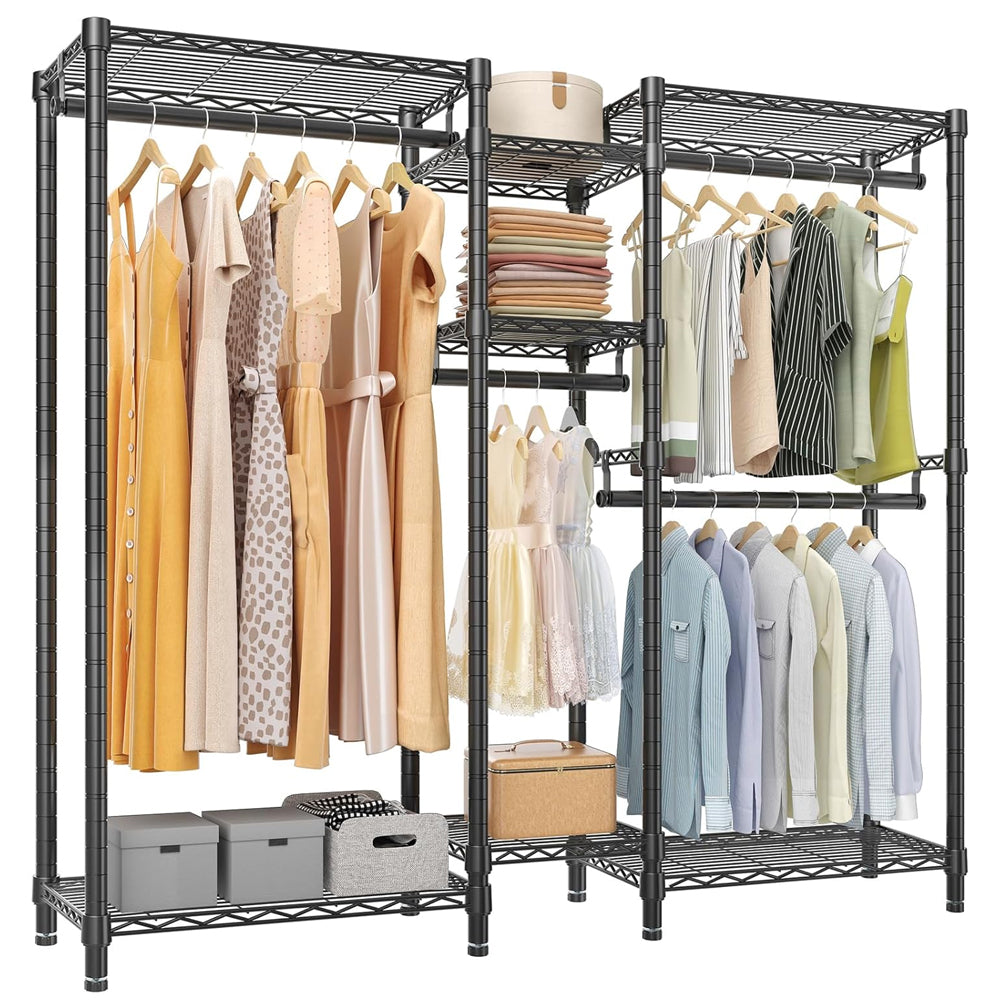Metal Wardrobe Clothes Rack Clothes Organizer
