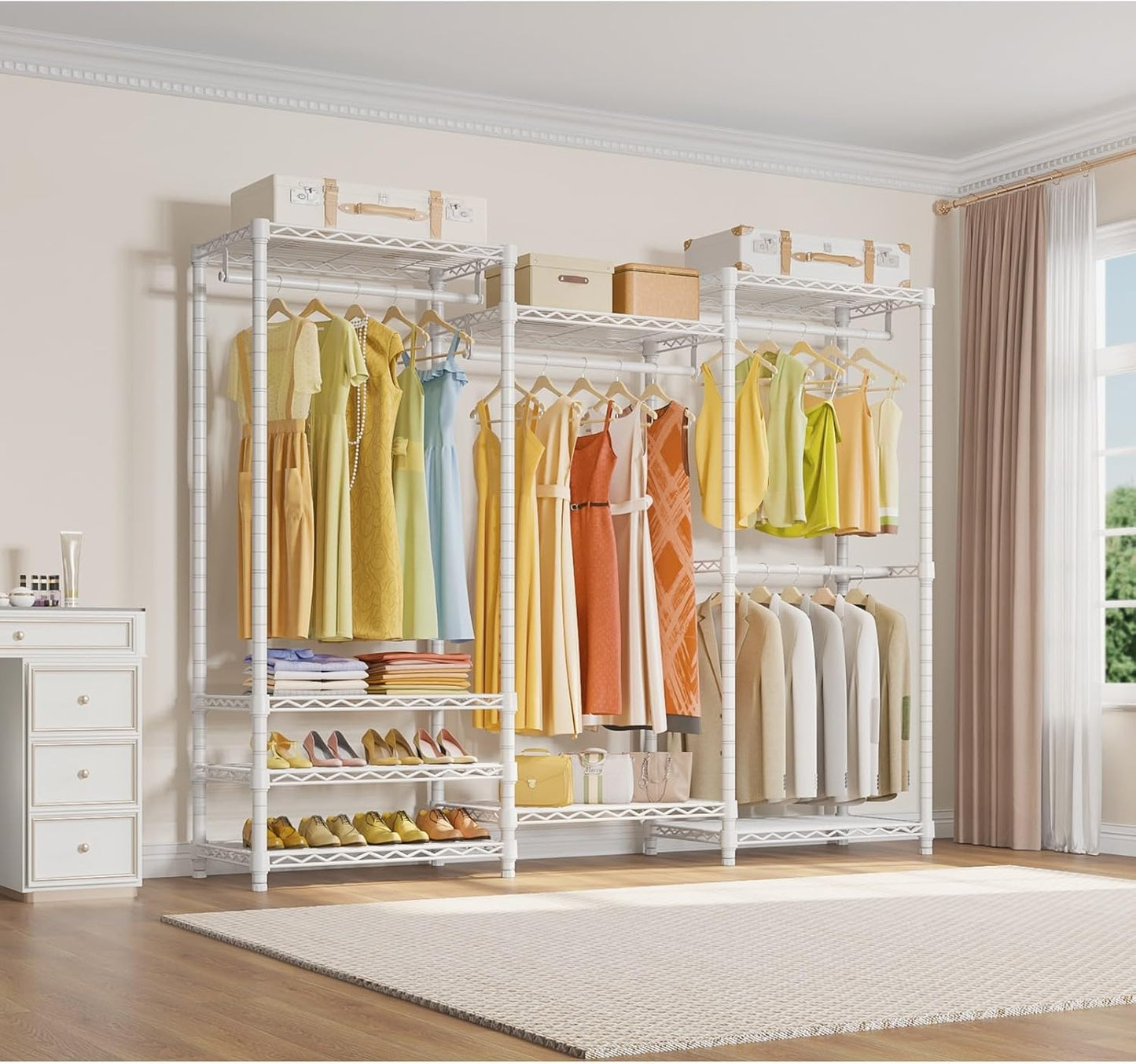 Wardrobe Organizer Clothes Rack