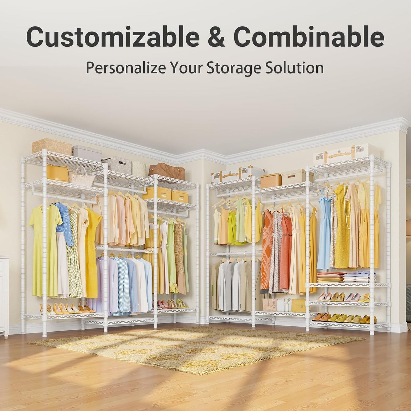Wardrobe Organizer Clothes Rack