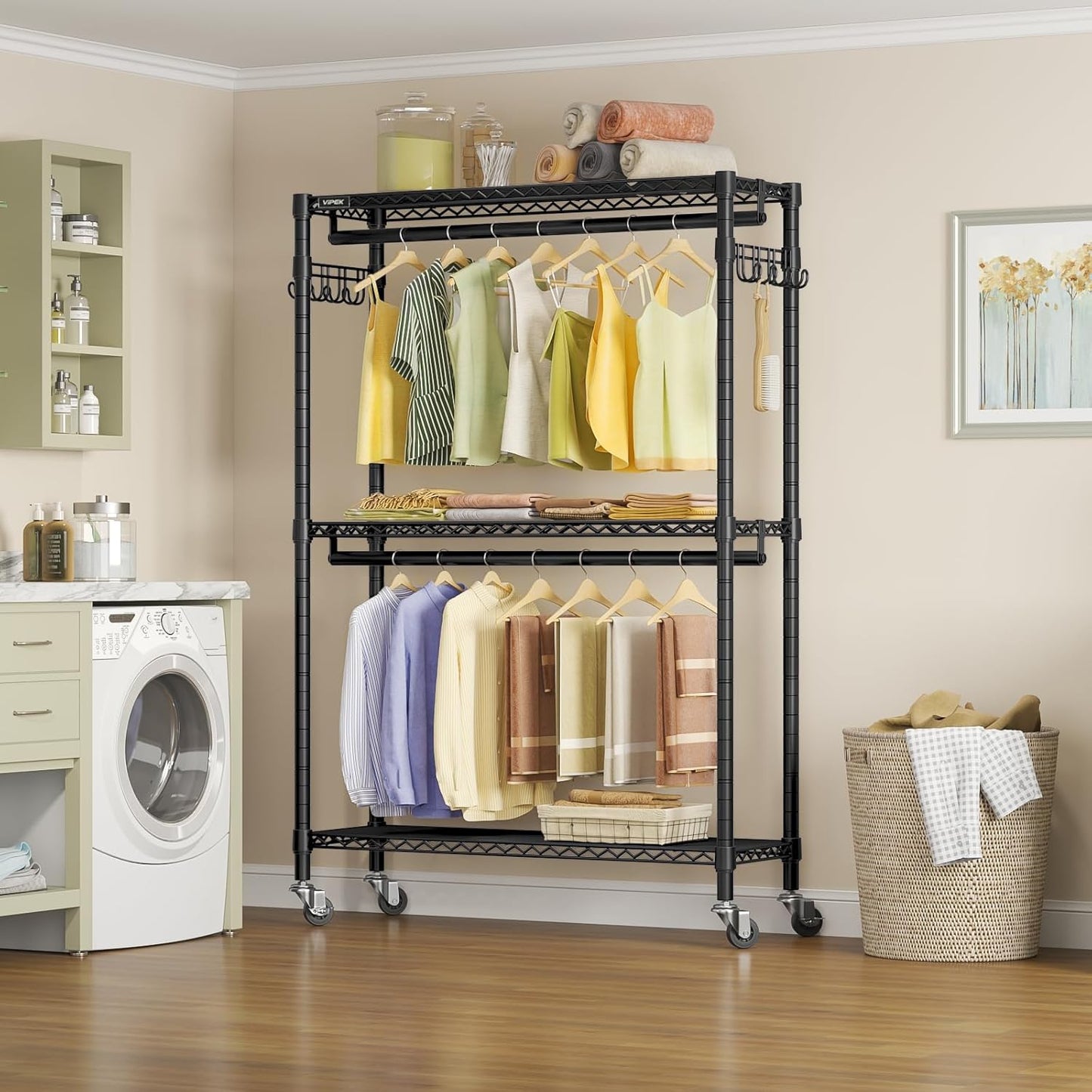 Clothes Organiser Metal Wardrobe