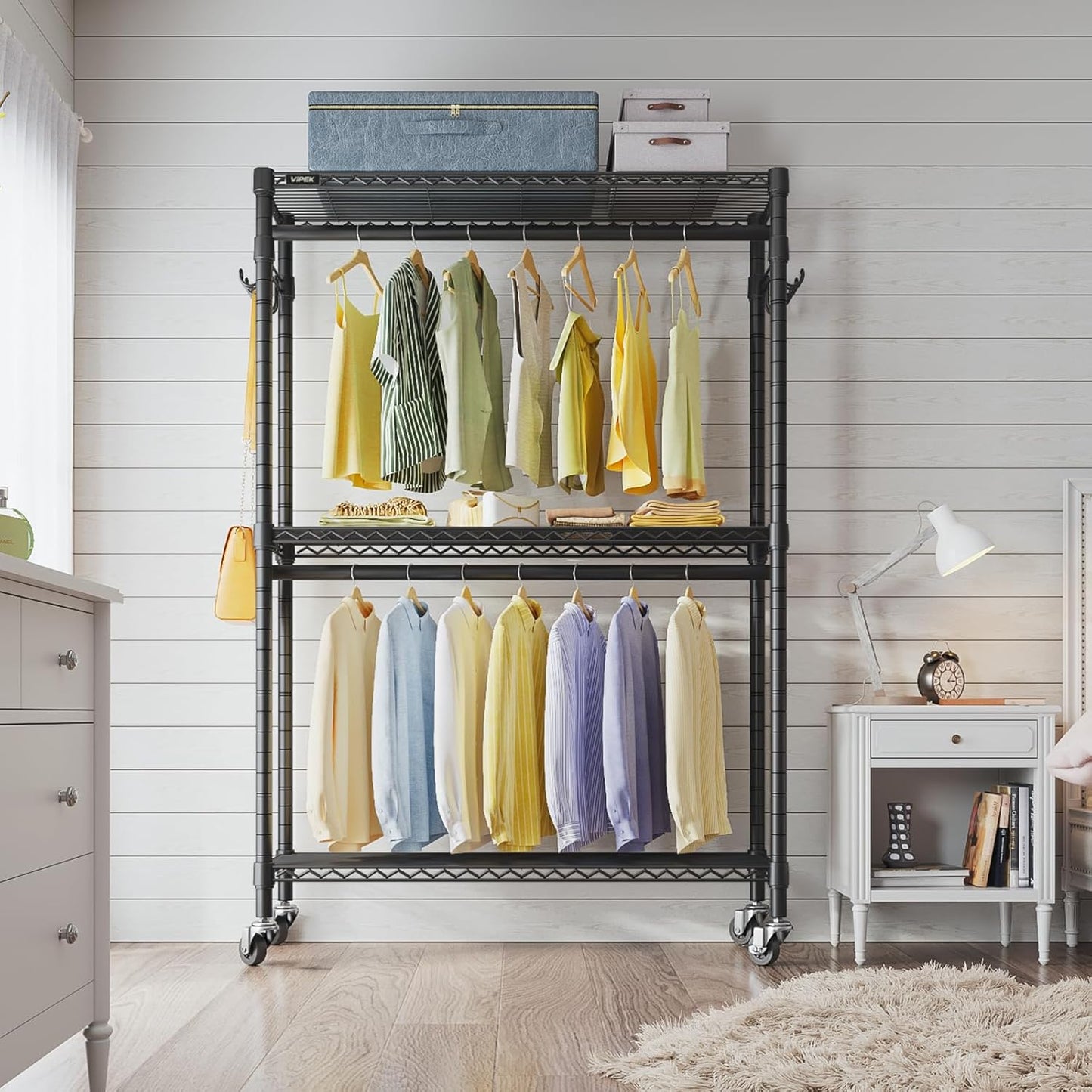 Clothes Organiser Metal Wardrobe