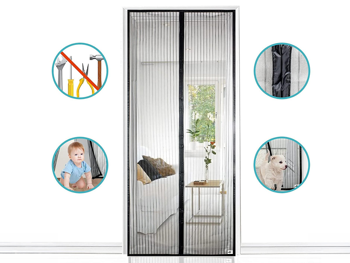 Magnetic Fly Screen Door Curtain