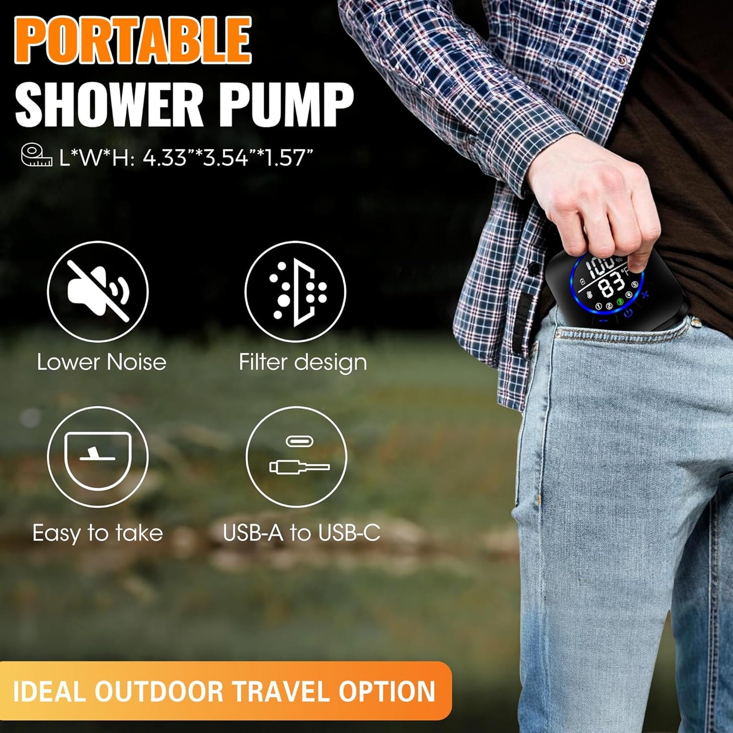 Camping Shower Kit - 20L