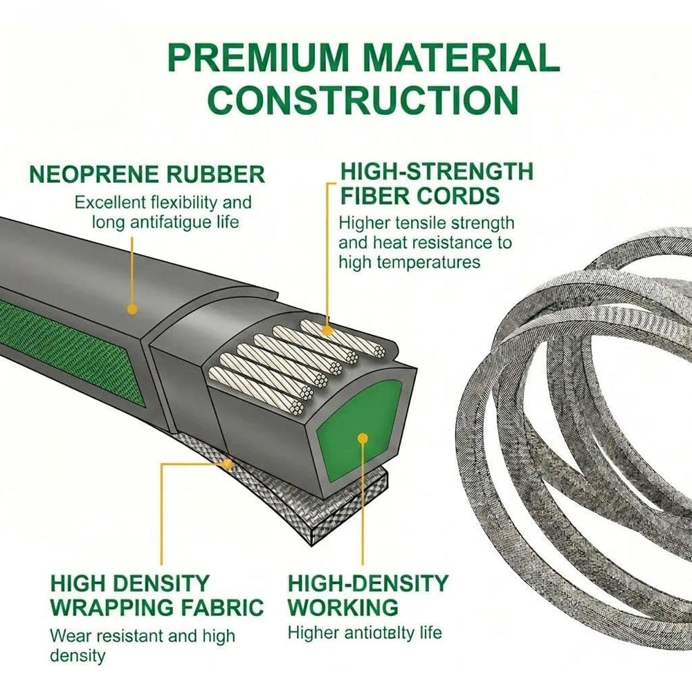 Deck Belt GX20072 GY20570  for 42" Cut John Deere L100 L102 L105 L107 L110 L111