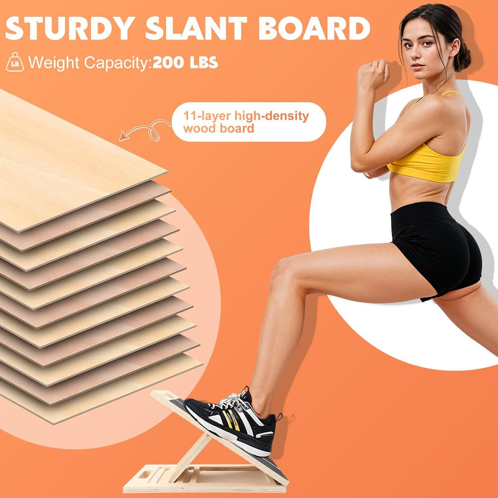 Wooden Slant Board for Calf Stretching