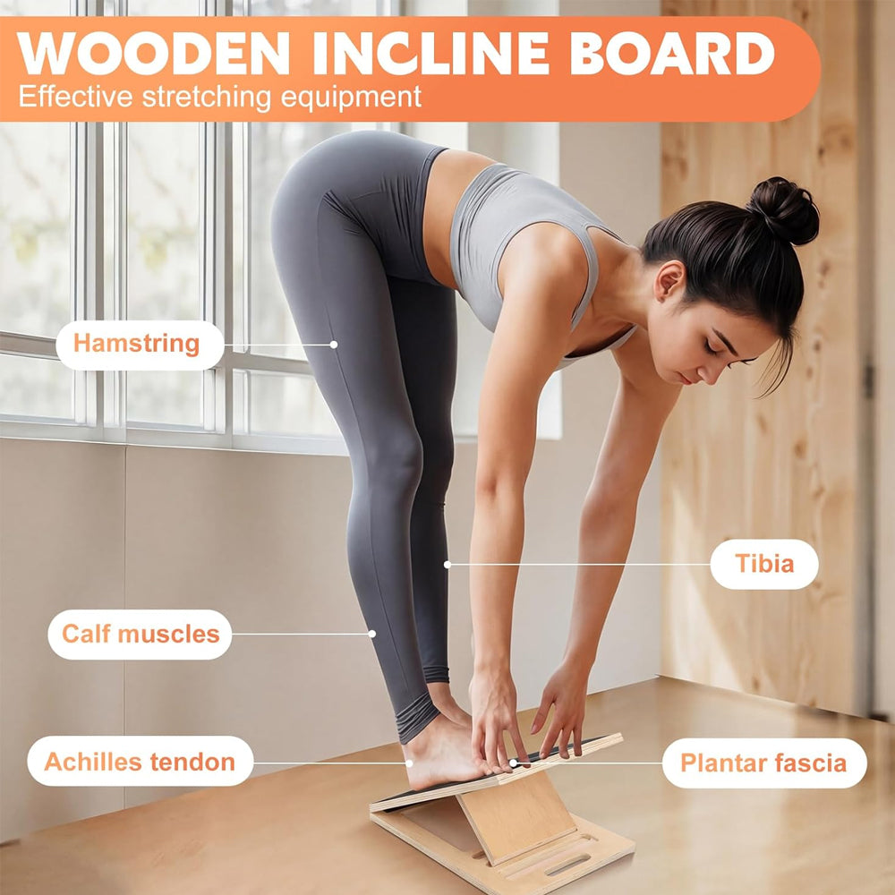 Wooden Slant Board for Calf Stretching