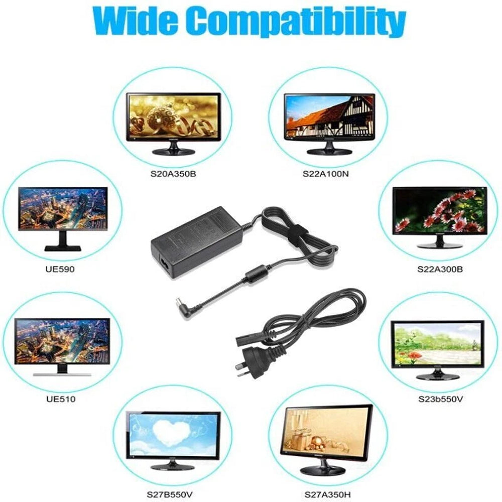 14V 3A Power Supply Charger For Samsung LCD Monitor