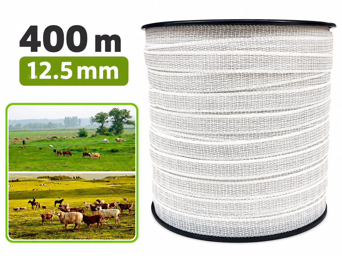 400m Roll Polywire Electric Fence Stainless Steel Poly Wire
