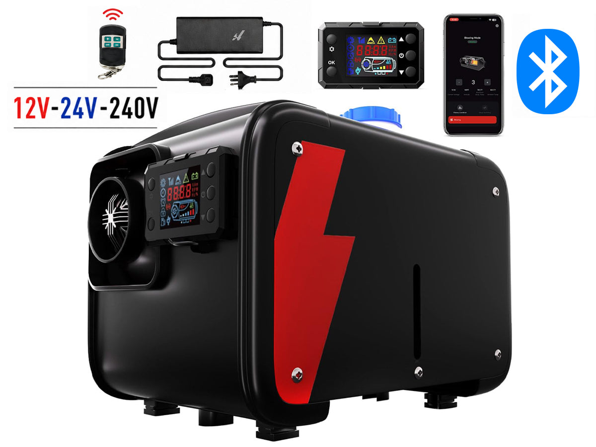 Diesel Air Heater 12V 8KW Bluetooth App