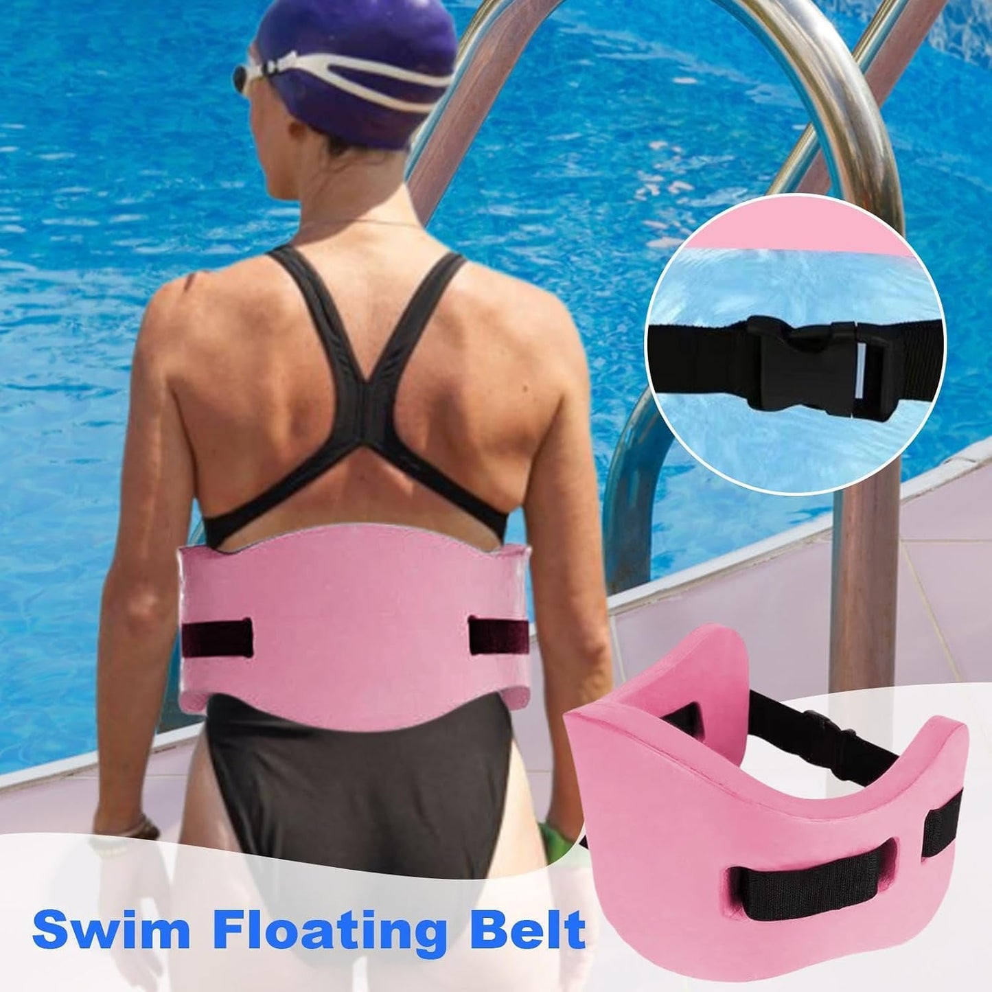 EVA Water Aerobics Float Belt for Aqua Jogging Swim Training Equipment