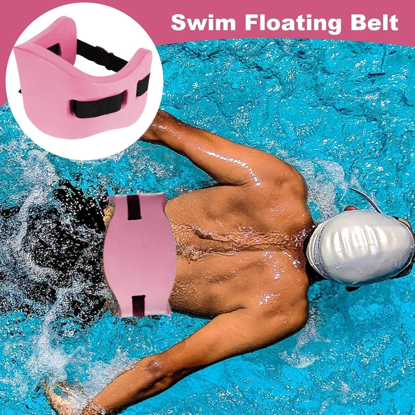EVA Water Aerobics Float Belt for Aqua Jogging Swim Training Equipment