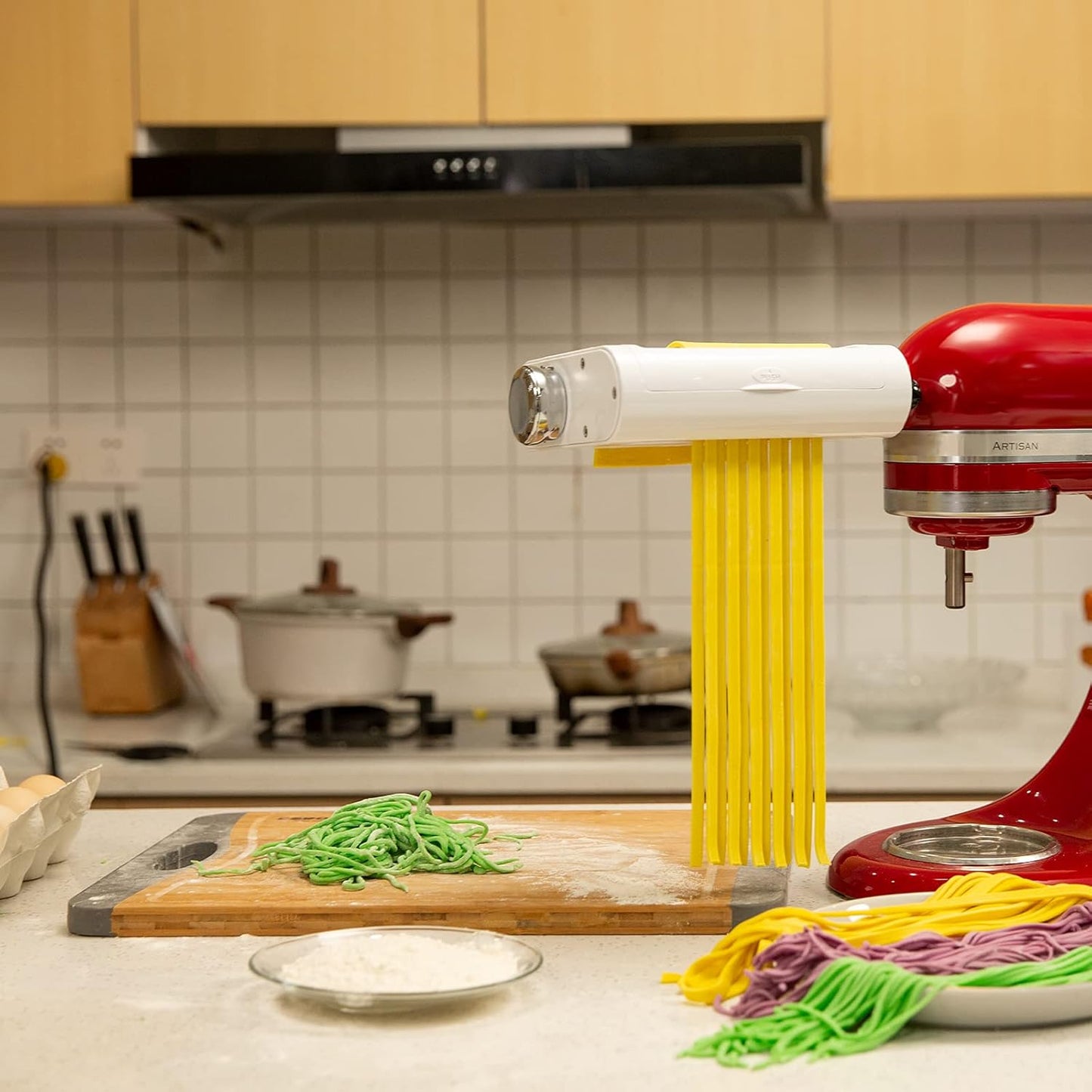 Pasta Maker Attachment for KitchenAid Stand Mixers 3 in 1 Set