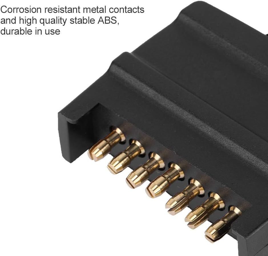Trailer Plug 7 Pin Male Flat