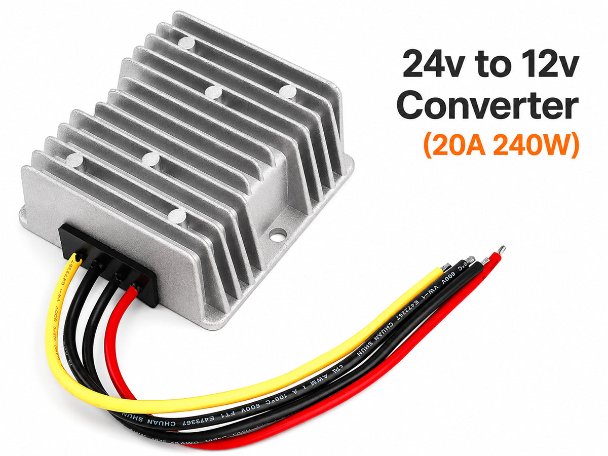 24V to 12V DC Converter Regulator 20A 240W