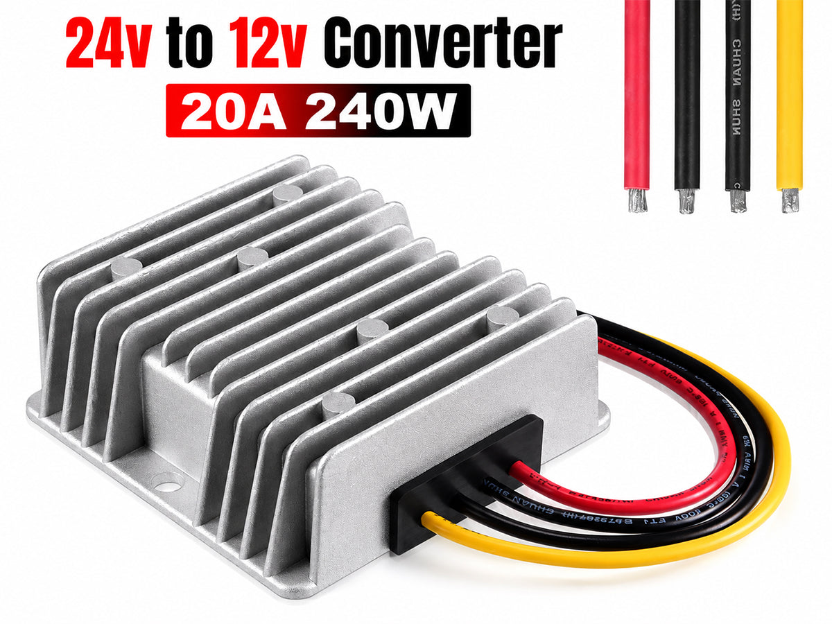 24V to 12V DC Converter Regulator 20A 240W