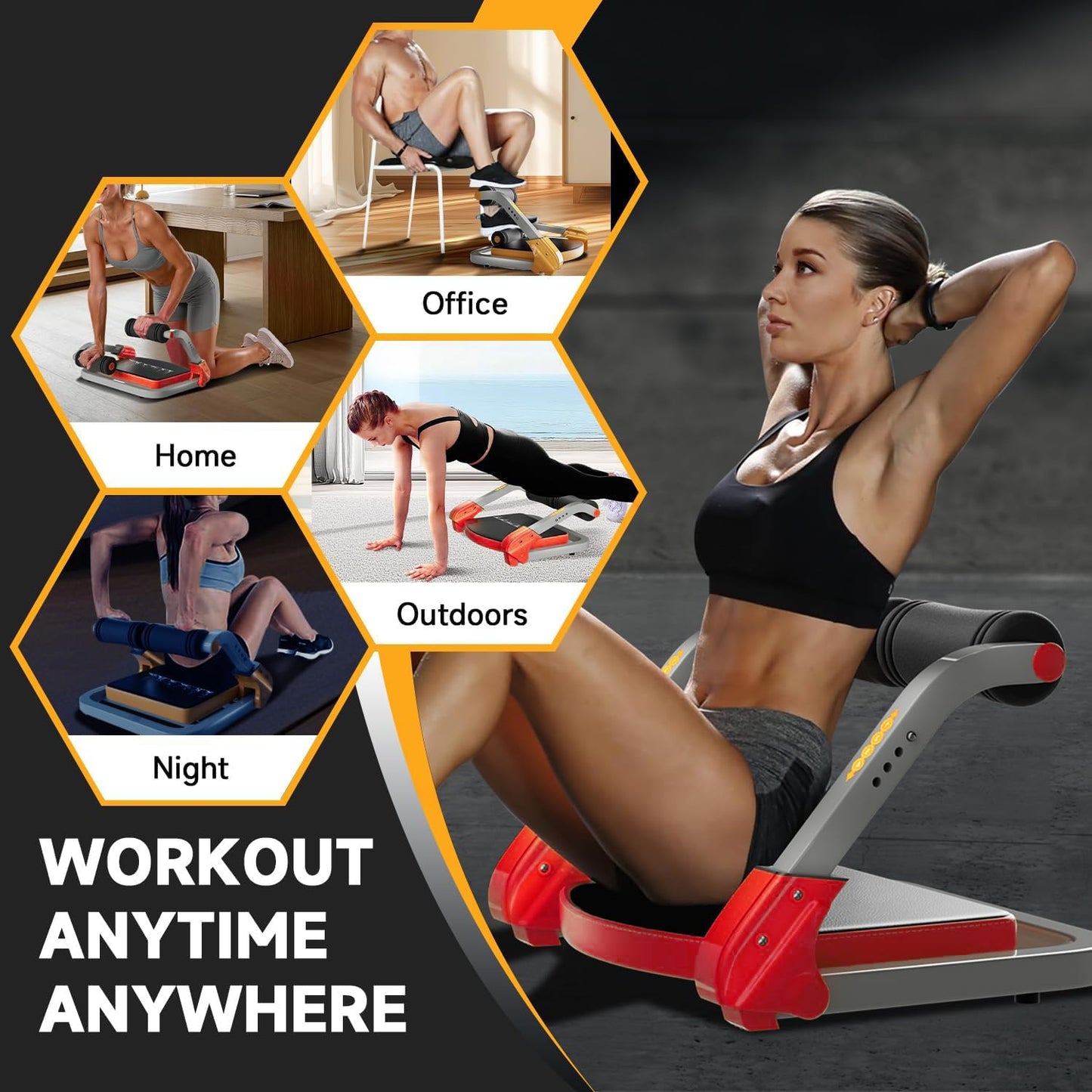 Core Training Ab Machine Home Sit-ups Assistive Fitness Equipment