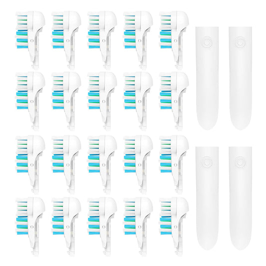 16Pcs Dual Electric Toothbrush Replacement Heads for Oral-B 3733 4732 4734