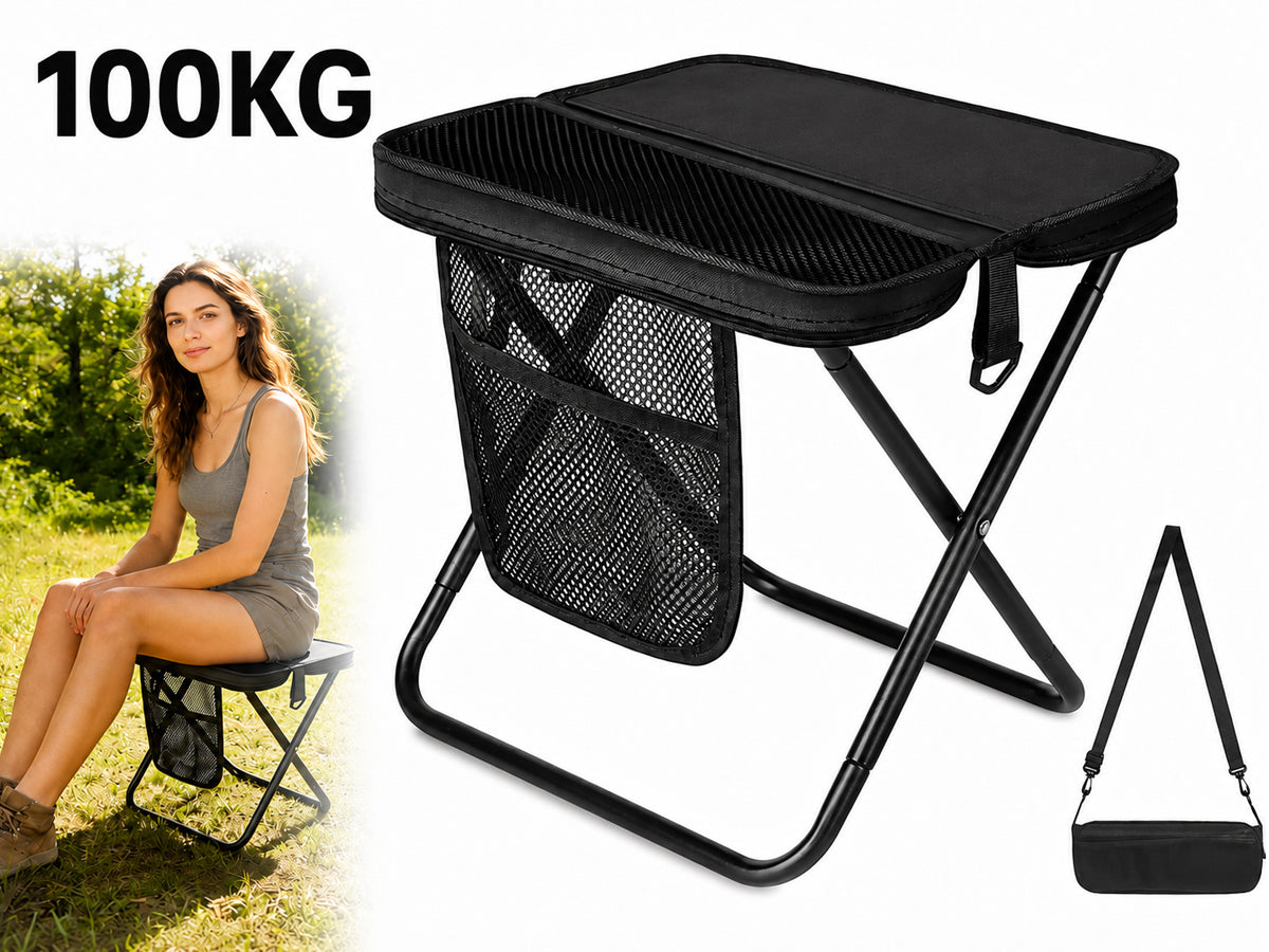 Collapsible Backpack Stool Portable Camping Chair