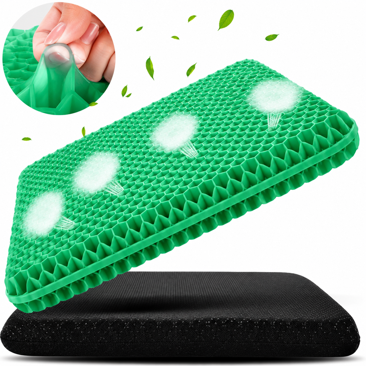 Double Layer Gel Honeycomb Seat Cushion