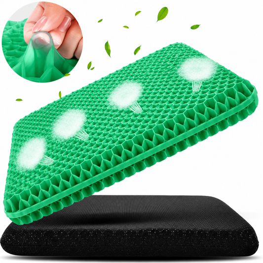 Double Layer Gel Honeycomb Seat Cushion