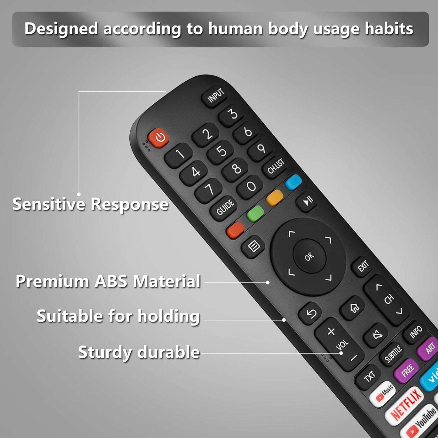 EN-2G30H Replacement Remote Control fit for Hisense TV