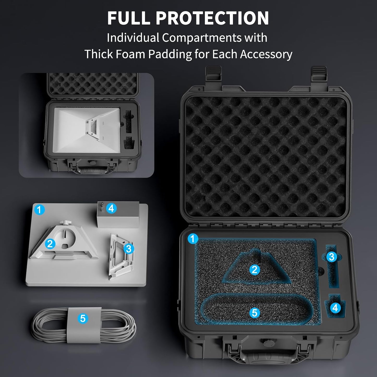 Starlink Mini Fabric Hard Case Outdoor Protection
