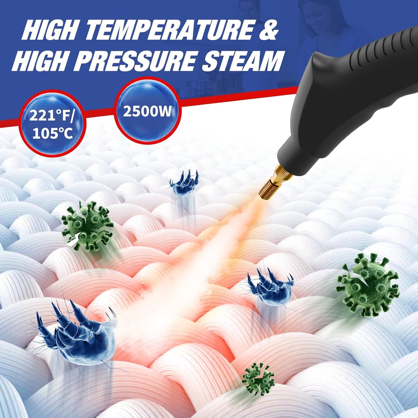 2500W High Pressure Steam Cleaner