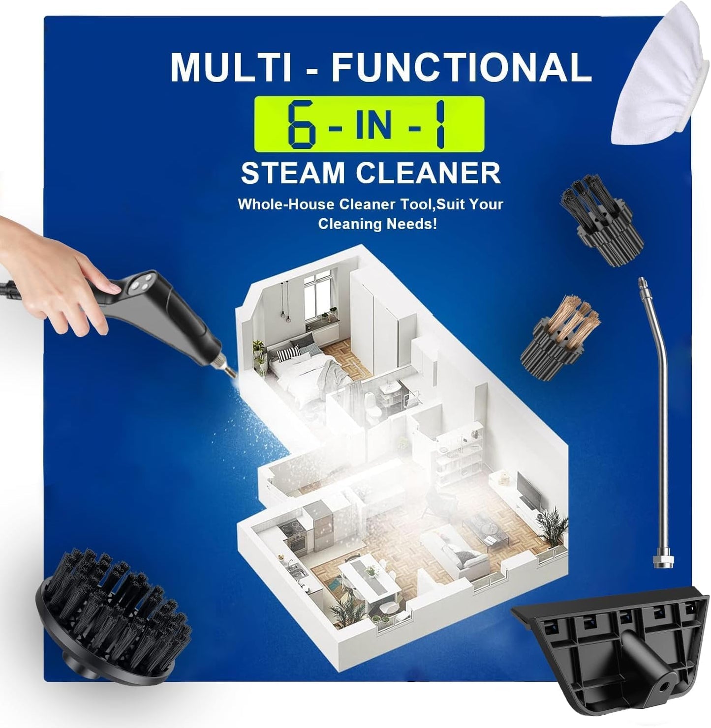 Handheld Steam Cleaner High Temperature Pressurized
